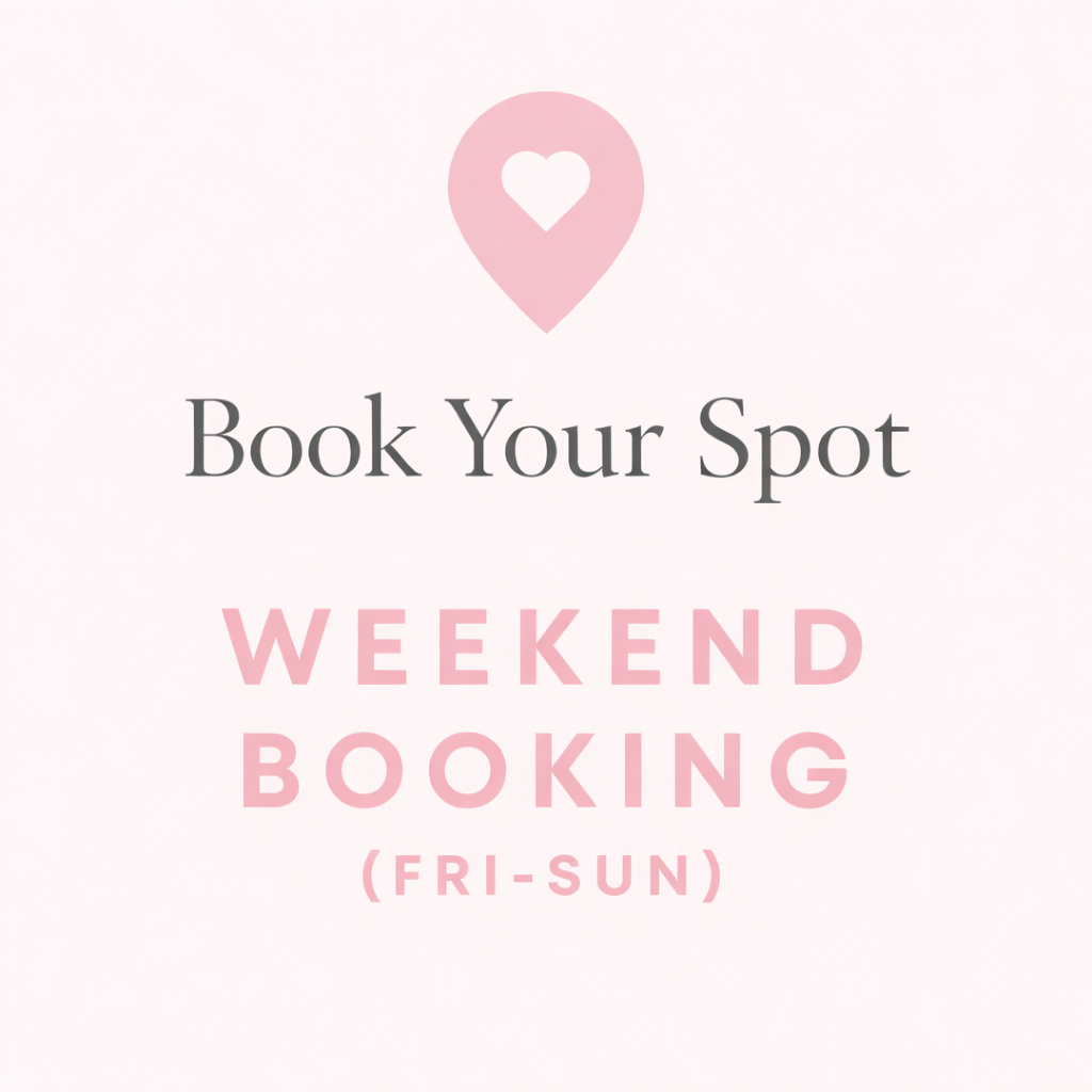 Weekend Booking (Fri-Sun)