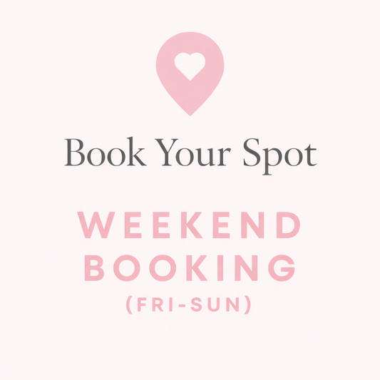 Weekend Booking (Fri-Sun)